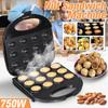 Automatic Nut Waffle Bread Machine 750W Sandwich Iron Toaster Baking Breakfast Pan Oven Mini Electric Walnut Cake Maker