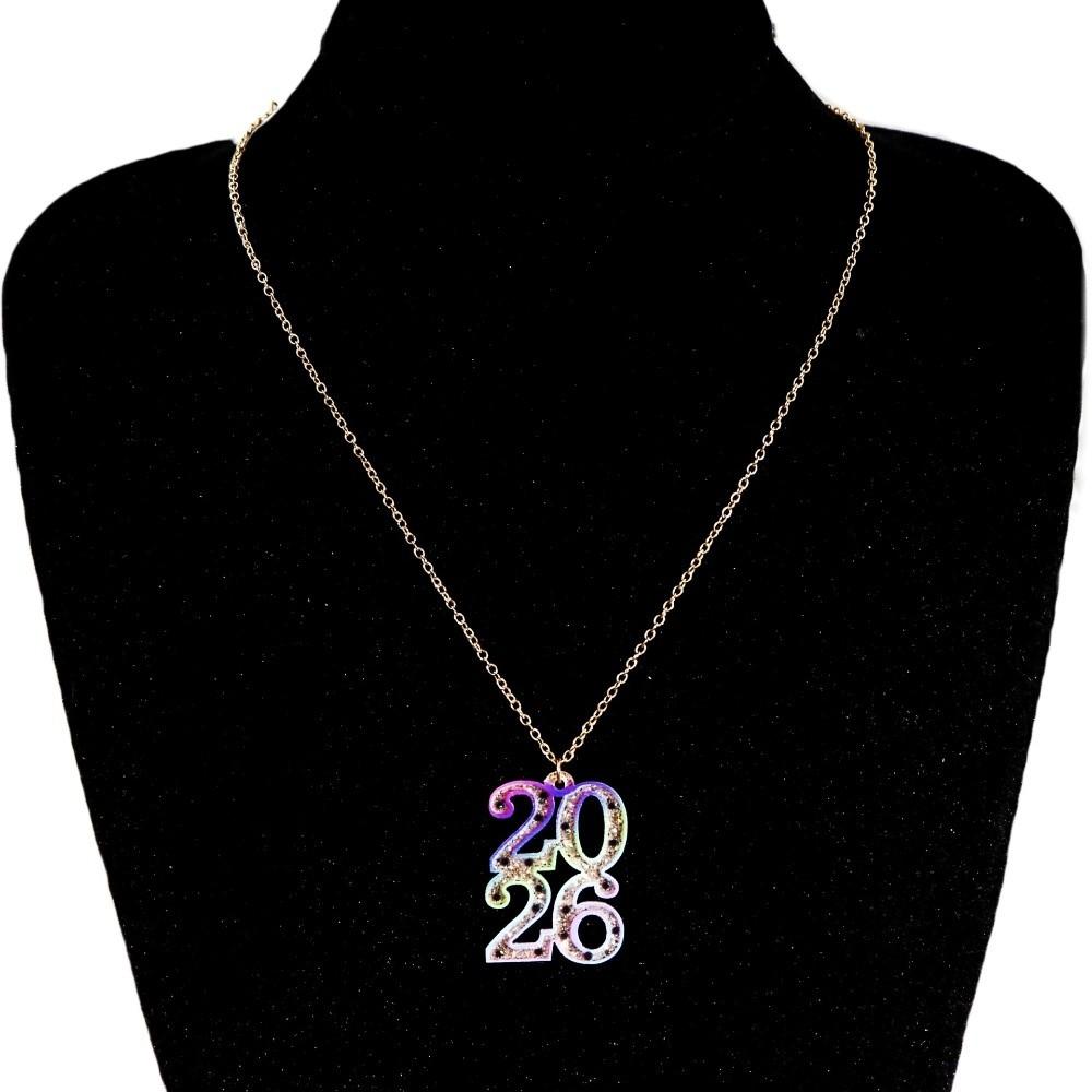 Jewelry Happy New Year Earrings Aesthetic Party Earrings Pendant 2026 Stud Earrings Men/Women