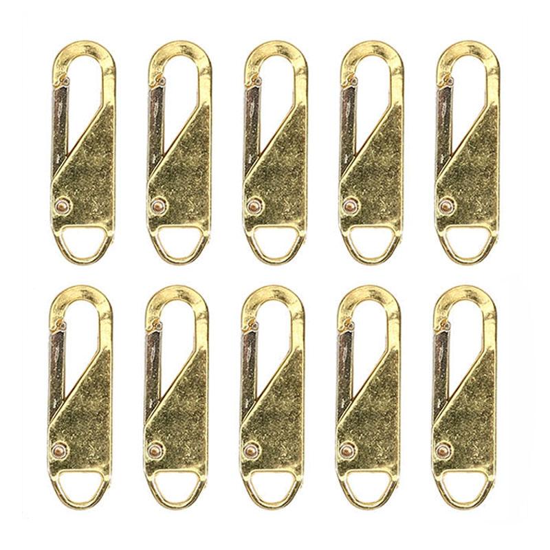 20pcs Universal Replacement Zipper Slider Puller Instant Repair Bag Replacement Bad Buckle Travel Suitcase Head DIY Sewing Craft