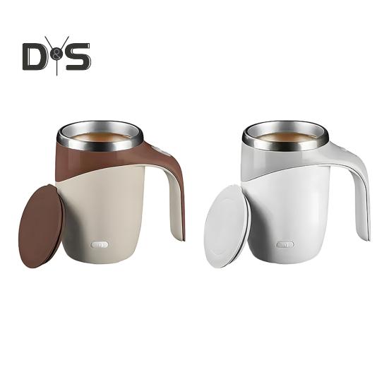 Автоматическая магнитная кружка для помешивания кофе 400 мл Магнитная чашка для смешивания молока Быстроохлаждающаяся автоматическая кружка для помешивания кофе для какао Надежный магнитный кофе