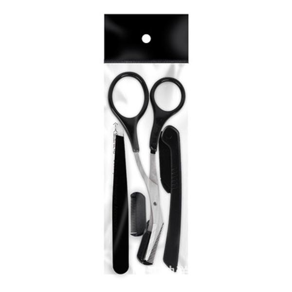 3 шт./компл. нож для нарезки бровей зажим для бровей ножницы для бровей красота макияж косметический инструмент