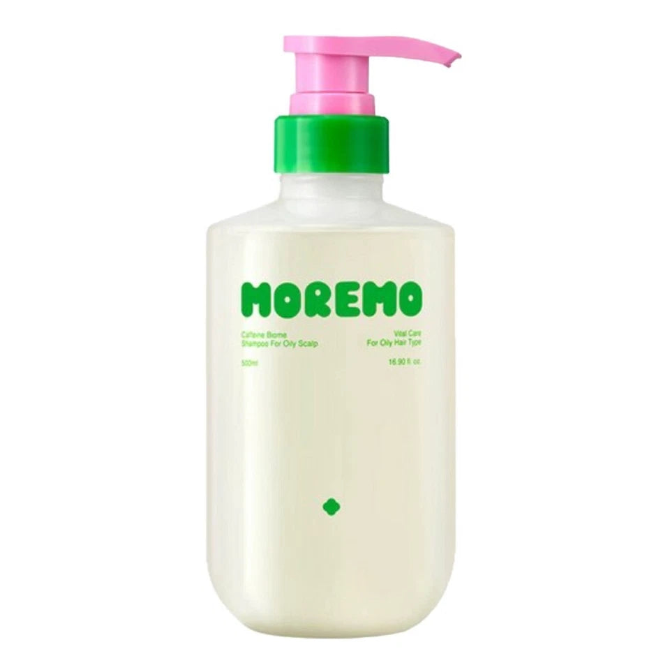 MOREMO Шампунь с кофеином и биомом для жирной кожи головы 500 мл