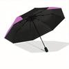 1pc Dachshund Love Automatic Folding Umbrella Portable Collapsible Design, 8-Rib Iron Frame, Durable Fabric, All-Season Casual Outdoor 157
