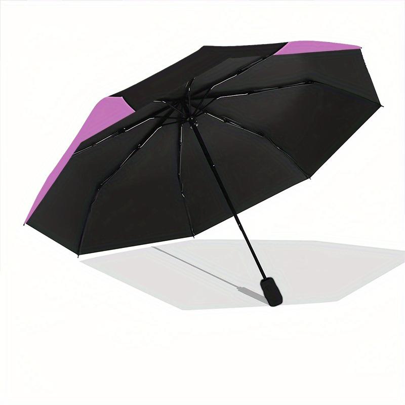1pc Dachshund Love Automatic Folding Umbrella Portable Collapsible Design, 8-Rib Iron Frame, Durable Fabric, All-Season Casual Outdoor 157