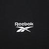 Reebok Однотонный пуловер с капюшоном унисекс толстовки черный GR8470