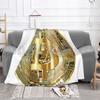 Плед Bitcoin Супер Мягкий Теплый Легкий Тонкий Деньги Биткоин Цифровые Деньги Подарки Торговля Биржа Фондовая Биржа