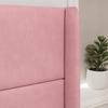 Headboard Ear Pink 80 x 16 x 4 cm Velvet