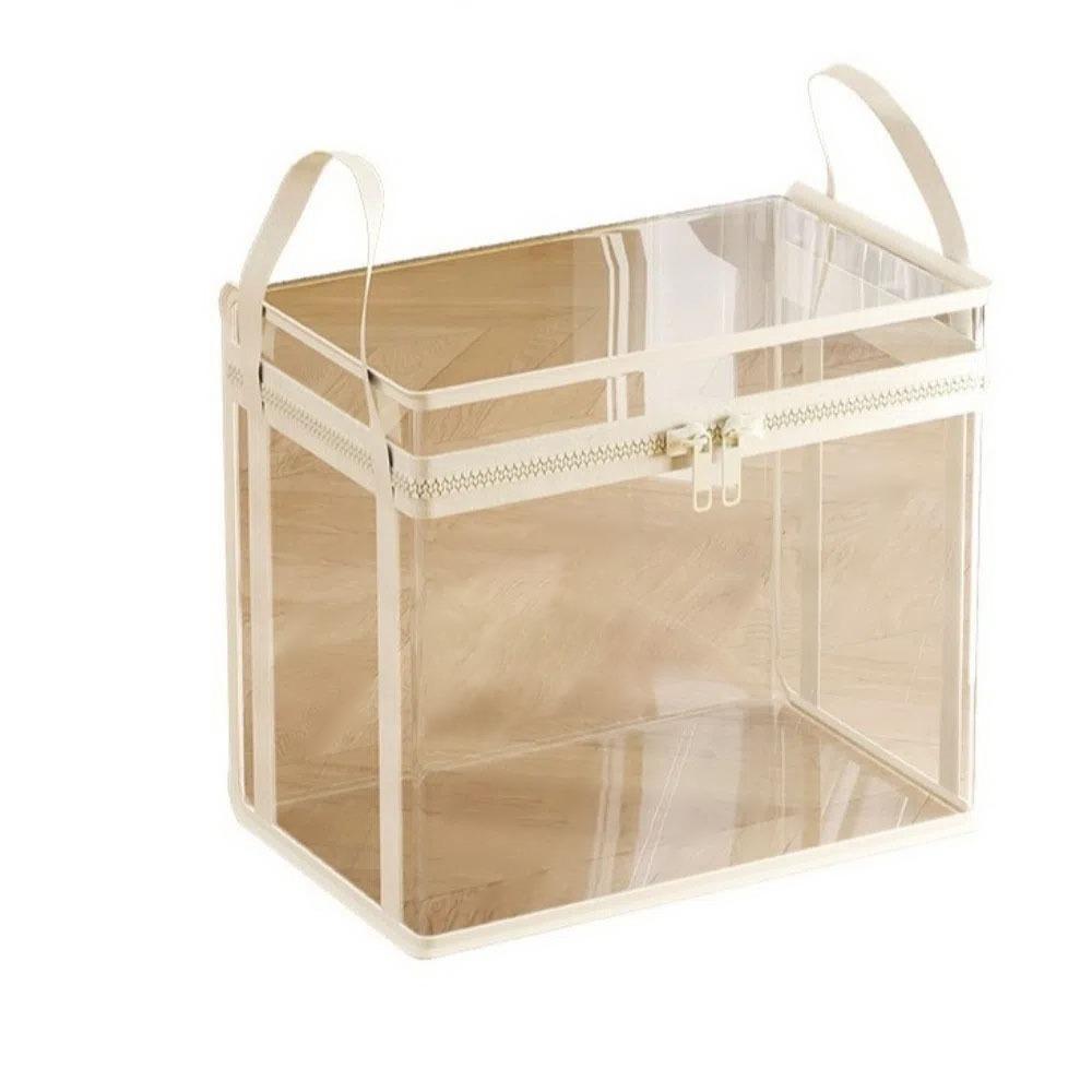 PVC Stuffed Toy Storage Box Large Capacity Plush Toy Storage Bag Portable Doll Organizing Bag Home