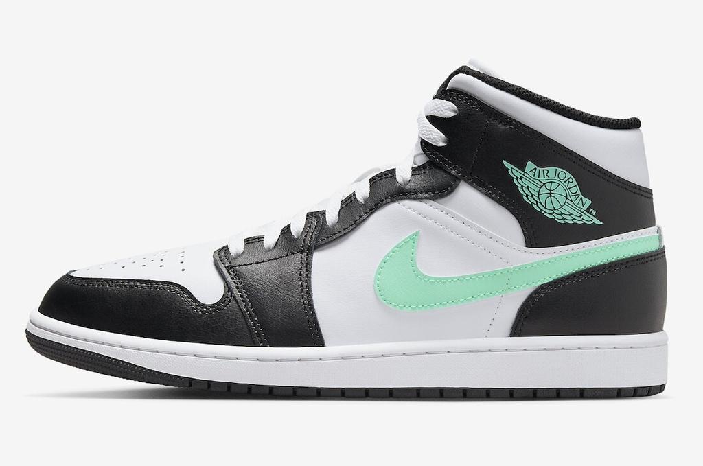 DQ8426-103 Nike Air Jordan 1 Mid Green Glow (Мужской)