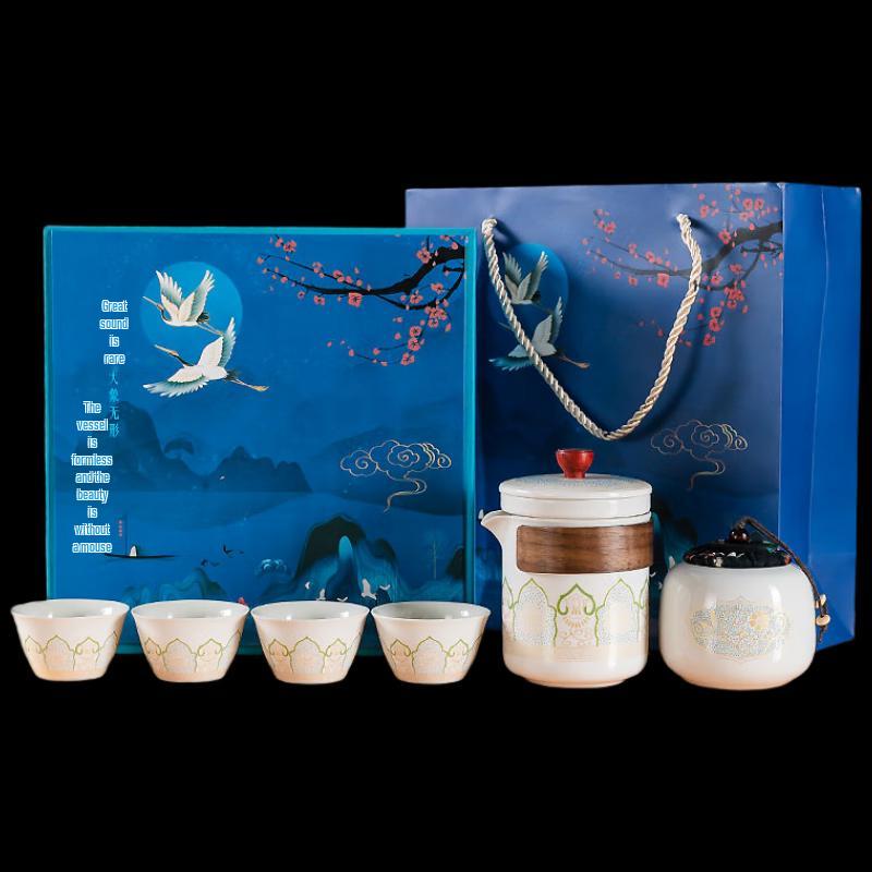 Woding Portable Ceramic Travel Tea Set