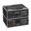 Разветвитель аудиосигнала HDMI с поддержкой ARC, 4K@60 Гц, Оптический цифровой SPDIF + 3,5-мм стерео аудиовыход, Конвертер аудиосигнала HDMI, Совместимость с HDCP 2.2
