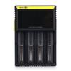 100% Original NItecore D4 Digi Charger For 18650 14500 18350 Li-ion & Ni-MH AA AAA 18650 14500 16340 26650 Battery Charger