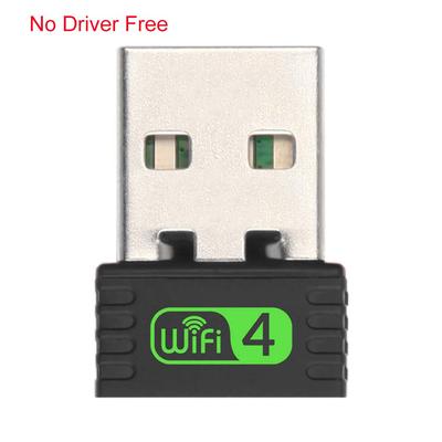 2,4 ГГц Mini USB WiFi адаптер 150 Мбит/с 802.11N Беспроводная сетевая карта Wi-Fi Ethernet-приемник Встроенная антенна USB-адаптер Wi-Fi адаптер для ПК-ноутбука