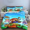 Mario-themed characters and blocks. Bedding sets Duvet cover sets Duvet covers Pillowcases(1 * Duvet Cover 2 * Pillowcases, without duvet insert)