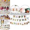 Jungle Animal Theme Birthday Banner For Kids Parties Colorful Festive Decorations