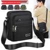 Korean-Style Casual Multi-Layer Waterproof Crossbody Bag for Men & Women - Large Capacity Summer Business Shoulder Wallet