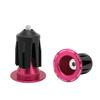 1 Pair Bike Handlebar End Plugs Aluminum Alloy Mountain Road Bicycle Handlebar End Cap Multi-color Cycling Handlebar Accessories