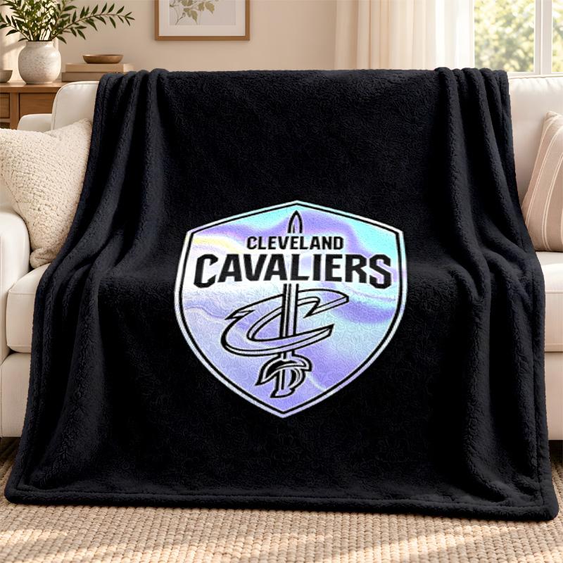 Cleveland Cavaliers blanket Flannel Blanket Soft Cozy Plush Throw for Sofa Bed Lightweight Home Decoration Outdoor camping