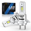 Светодиодная лампа для фары H7, Яркость 28000 люмен, Цветовая температура 6500K, Холодный белый свет, 1:1