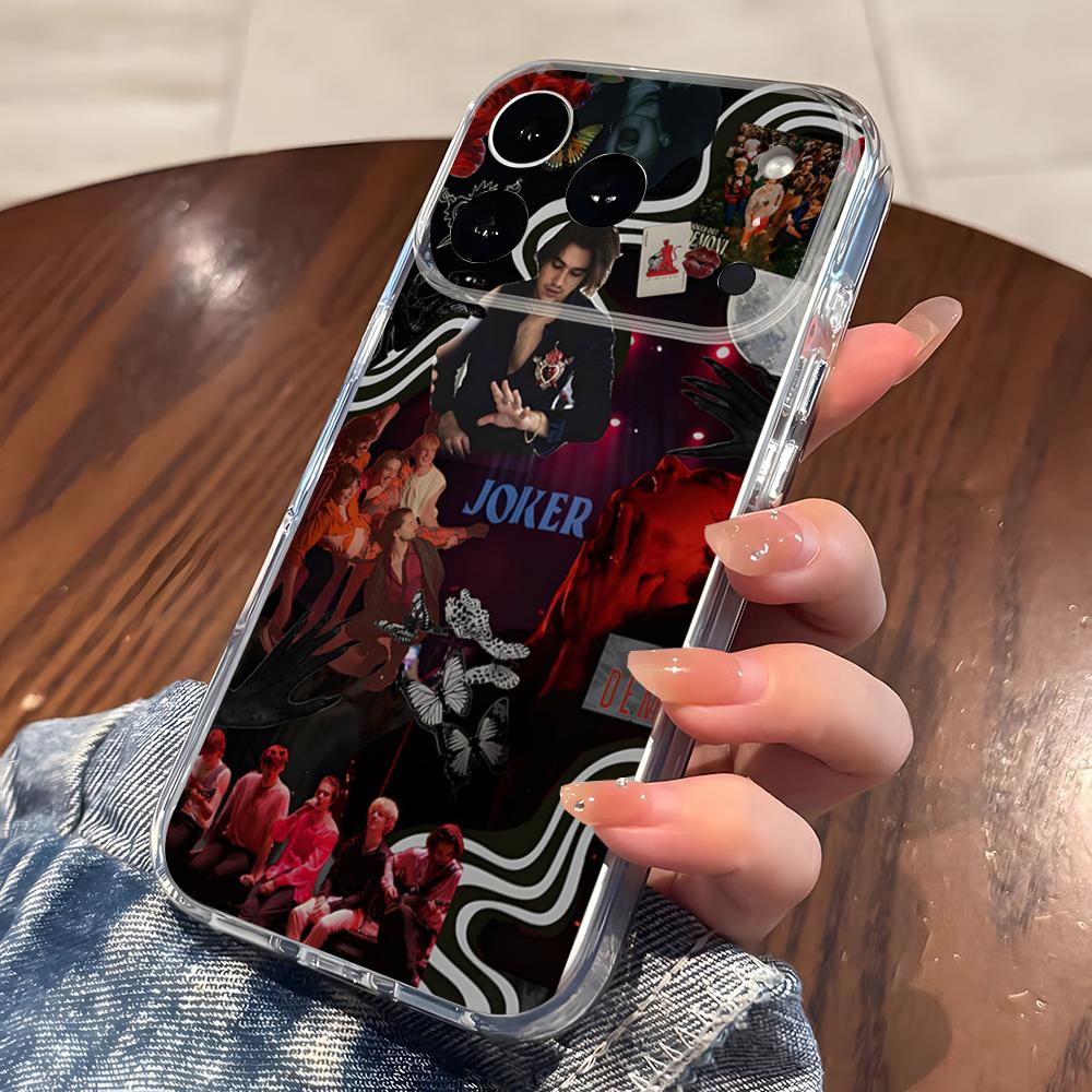 Чехол для телефона J-Joker O-Out с ремешком для iPhone 17 16 Pro Max 15 14 13 11 12 Mini Xs X Xr 7 8 Plus Se Прозрачная крышка