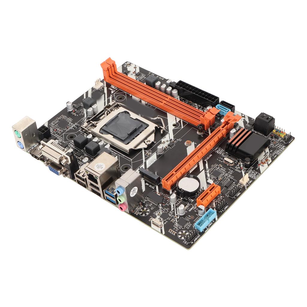 Материнская плата для настольного компьютера B75 G LGA 1155 Socket 2 DDR3 PCIe 16X SATA3.0 4Pin 24Pin Power VGA DVI HD