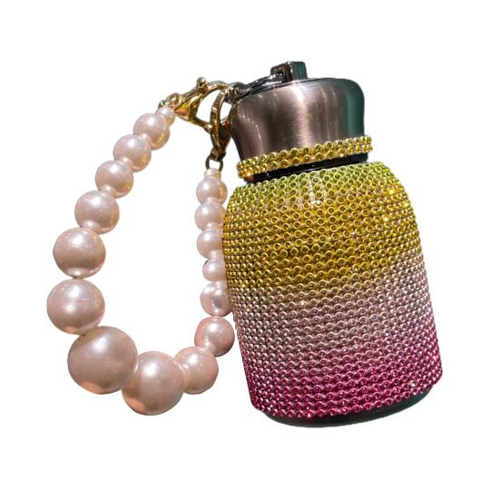 300 мл изолированный стакан со стразами и шипами, герметичный термостойкий изолированный стакан из нержавеющей стали 304, офисная