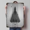 Grumman F14 Tomcat Tinplate Sign Airplane Poster Coffee Bar Accessories Custom Metal Signs for Wall Art Decoration Art of Murals