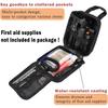 Portable Tactical Medical Pouch MOLLE Compatible Empty First Aid Kit Bag Outdoor Emergency Survival Pack for Hiking Camping