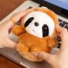 Кавайная Плюшевая Игрушка Животное из Зоопарка Милый Кукла Брелок Набор Пингвин Красная Панда Слон Капибара Ультра Мягкий Брелок для Сумки