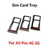 Для Oppo A5 Pro 4G 5G Держатель лотка слота для SIM-карты Запасные части для разъема считывателя SIM-карты