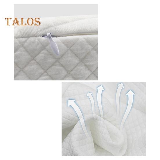 Подушка для сна младенца, пена с эффектом памяти, клиновидная подушка для грудного вскармливания, антирефлюксная подушка для младенцев с чехлом на молнии для мальчиков и девочек, детская кровать