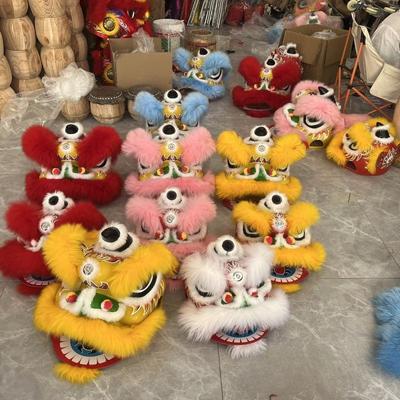 Игрушка «Танец льва» для детского сада: Львиная голова на двух человек для выступлений и свадеб