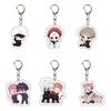 Cute Cartoon Double Sided Anime Figures Pendant Keychain Cosplay Acrylic Keychains Fans Birthday Gifts Anime Peripherals