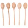 5Pcs Long Handle Rice Spoon Honey Stirring Spoon Kitchen Utensil for No Stick Pan Home