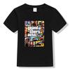Summer Kids Boys Girls T Shirt 1 Gta T-Shirt Gta Street Fight Long with Gta 5 Clothes