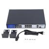 Ethernet-коммутатор 16 портов, 2 uplink, 1 SFP, 38 Гбит/с, Ethernet-разветвитель, сетевой хаб с защитой от молний, 100-240 В, вилка США