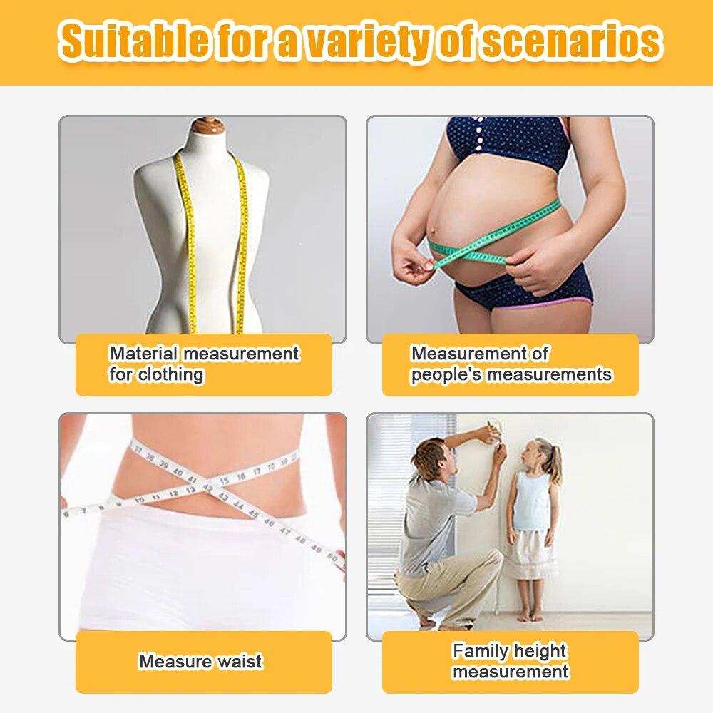1,5 м измерительная лента для тела, линейка, швейная портновская лента, мини-мерка для швеи, мягкая плоская сантиметровая рулетка для шитья, метр