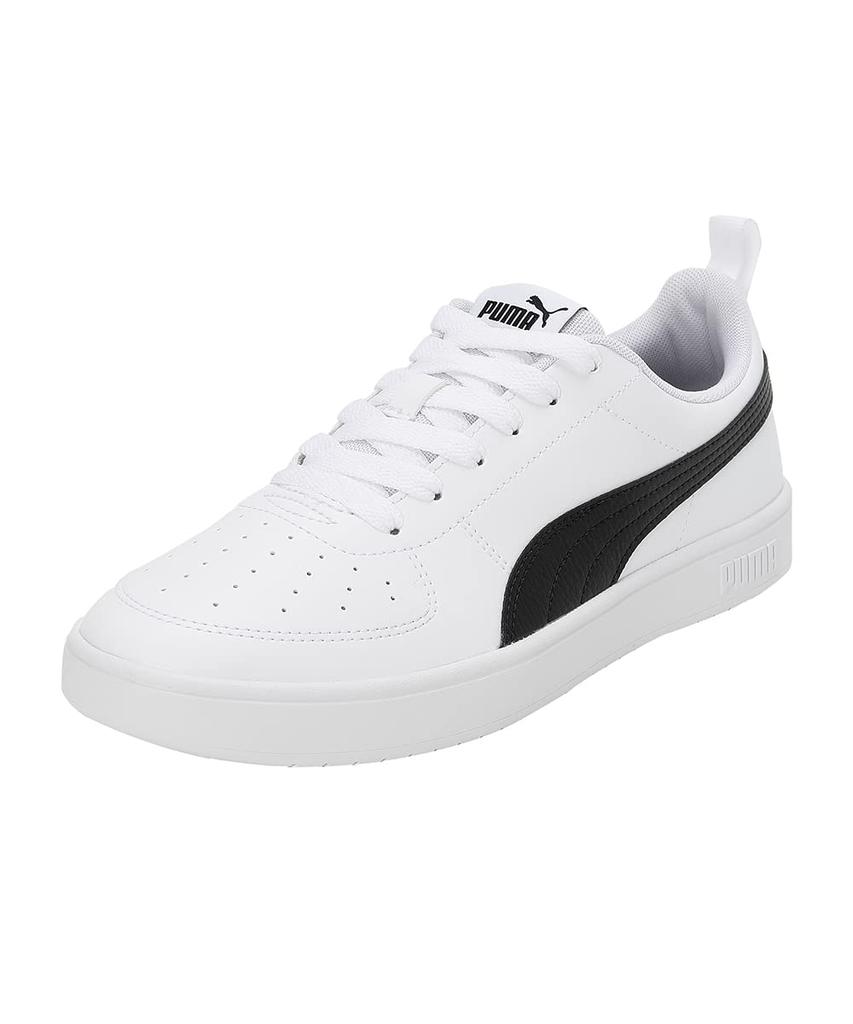 Puma Ricky Unisex 2025 Puma Black Size cm Sneakers, 387607, Adult, Spring/Summer Colors, White/Puma (02), 27.0