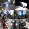 2Pc Motorcycle Headlight LED Bulb Waterproof Motorcycle Spotlight LED Front Super Bright External Auxiliary Headlight Spot Light