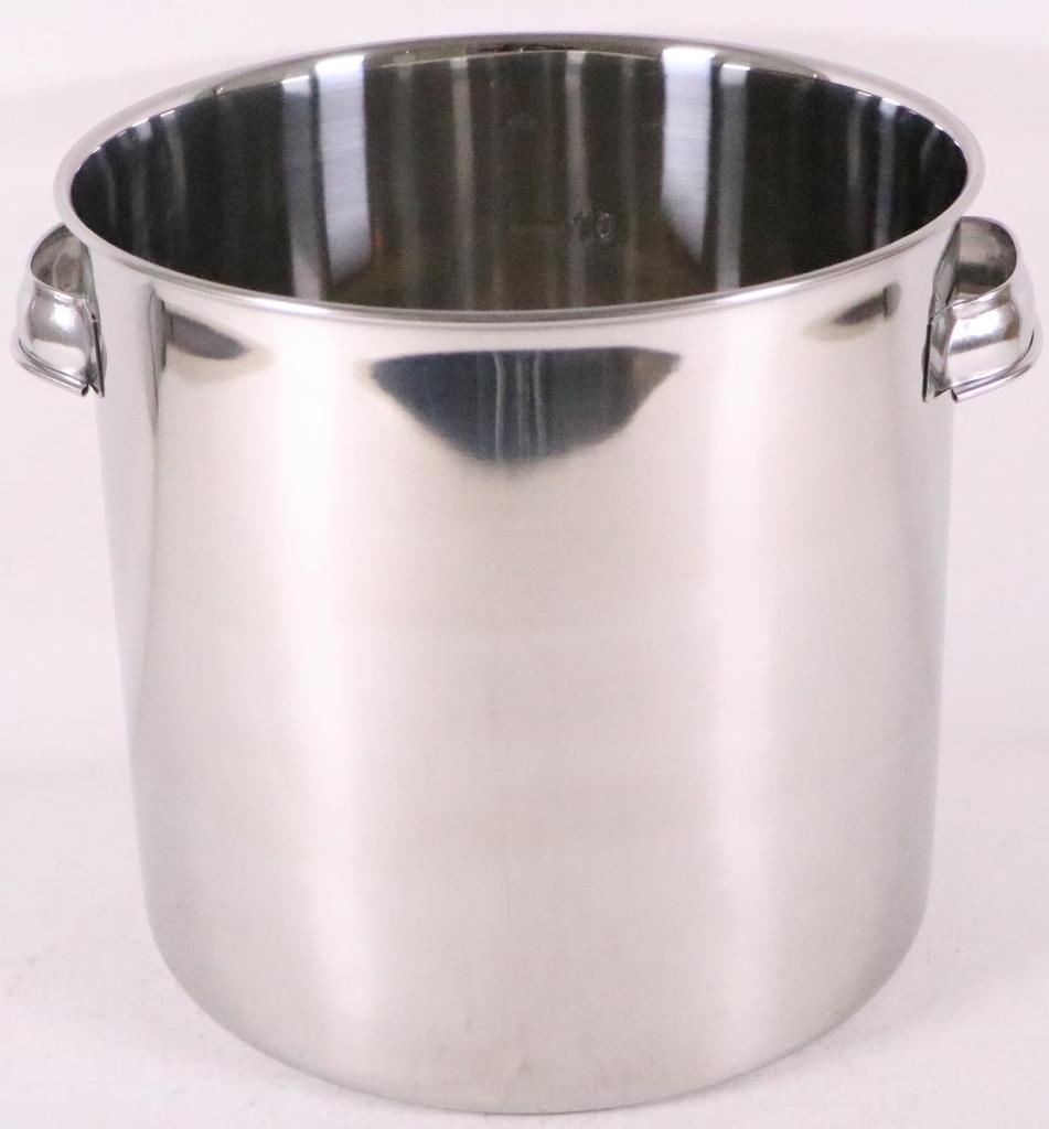 Oya Seisakusho Clover Round Kitchen Pot with 26cm Molybdenum Stainless Made in AKT13026 Graduations, (with Handle), Steel, Japan,