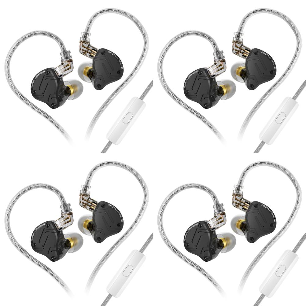 In-Ear-Musik 3,5-mm-HiFi-Dynamic-Balanced-Armature-Sport-Headset mit Kabel (mit