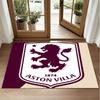 Aston Villa Football Design Crystal Velvet Rug Soft Decorative Mat for Bedroom Entrance
