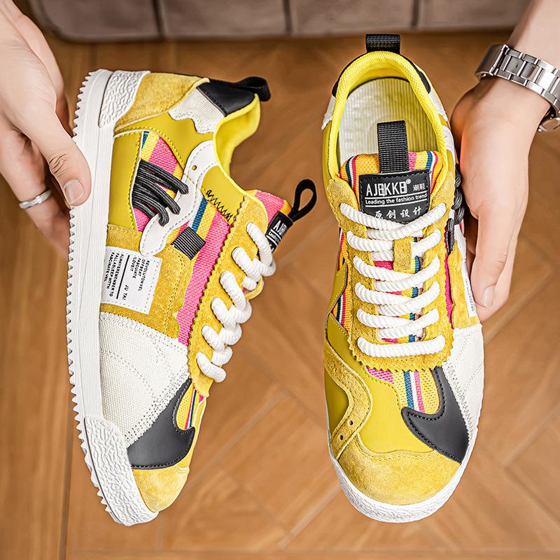 High Quality Men's Shoes Casual Sports Board Shoes for Men Running Lightweight Sneakers with Youthful Vitality Zapatos De Hombre