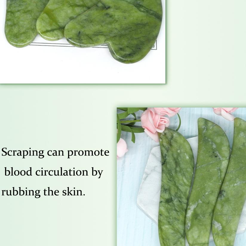 Скребковый массаж Уход за кожей лица Jade Relax Лицо ноги для похудения тонкий скребок V-образная линия