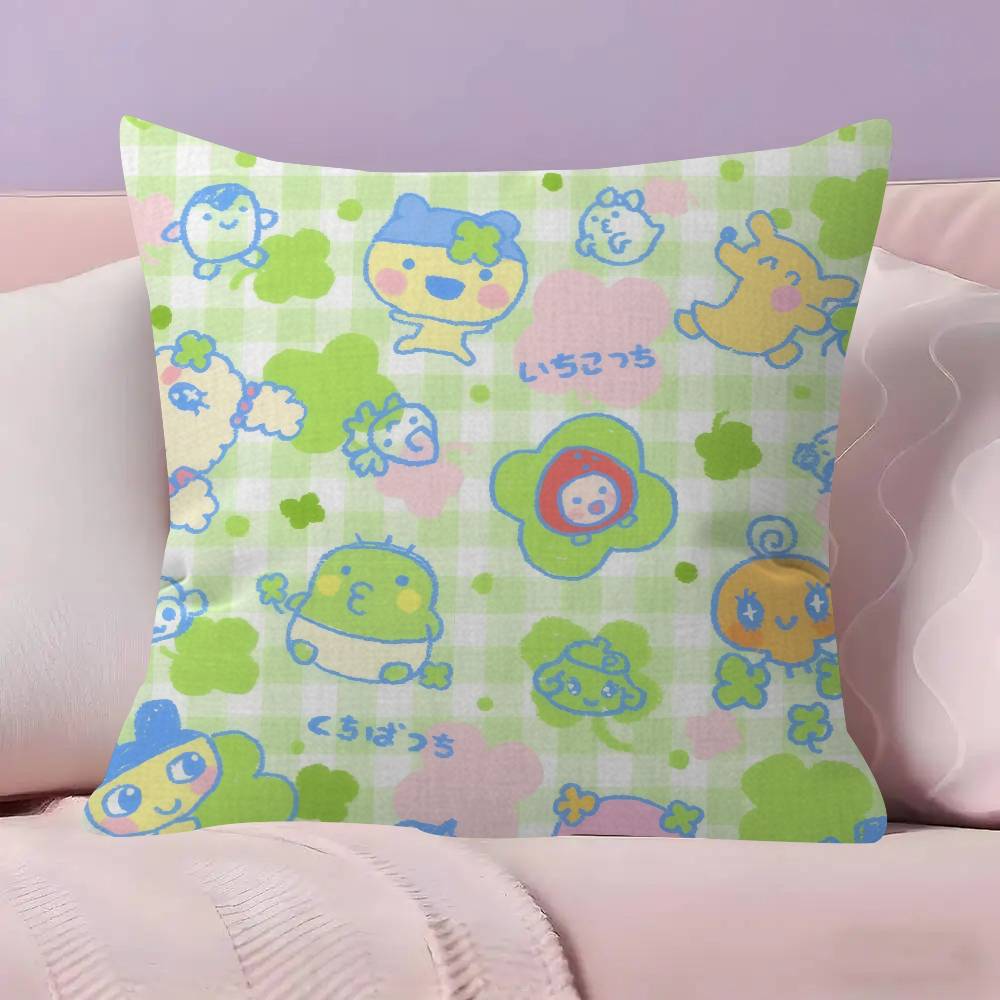 Pillow Gifts Home Office Furnishings Bedroom Sofa Car Cushion Cover case 45x45cm Classic toy brand Tamagotchi Cushion