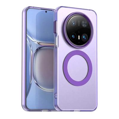 Для Magsafe Magnetic Back Cover для Huawei Mate 70 Pro Plus 70pro 60 Candy Color Полупрозрачный противоударный бампер из ПК для Huawei Pura 70 Ultra 70pro+