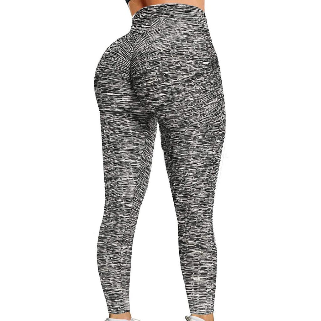 Женские штаны для йоги с высокой талией для упражнений на подъем бедер, фитнеса, бега и йоги