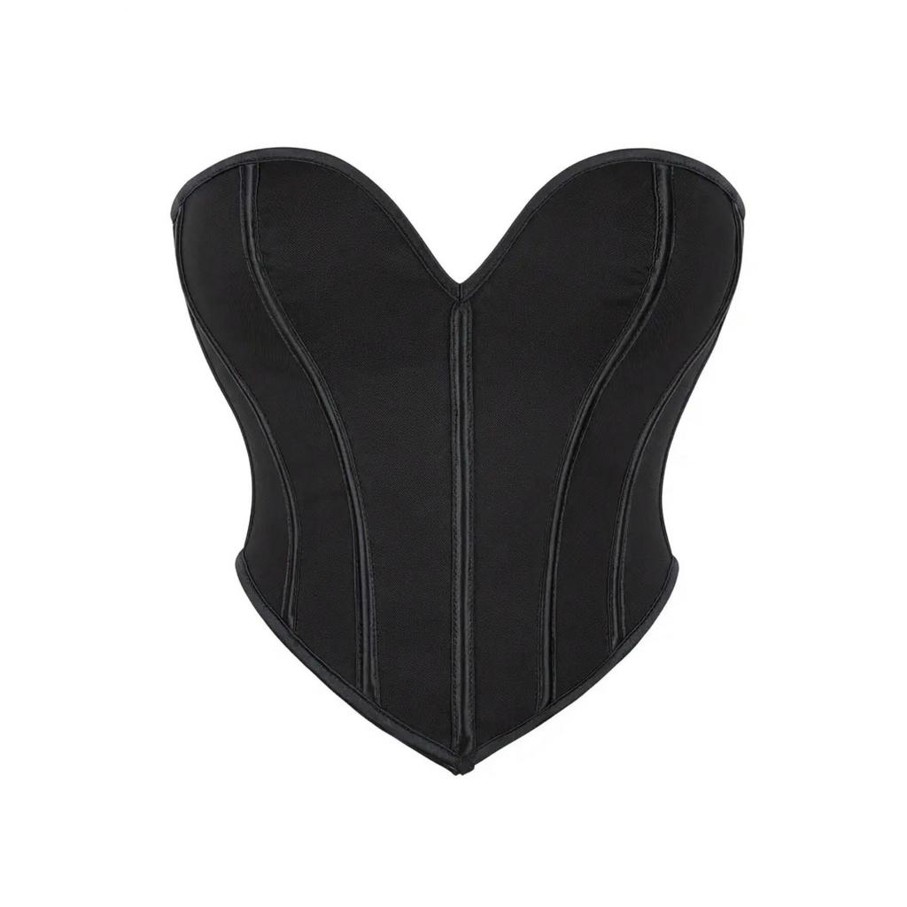 Женский милый корсет без бретелей в форме сердца, топ с открытыми плечами, подчеркивающий талию, сексуальный лиф в стиле жилета, можно носить и на выход.