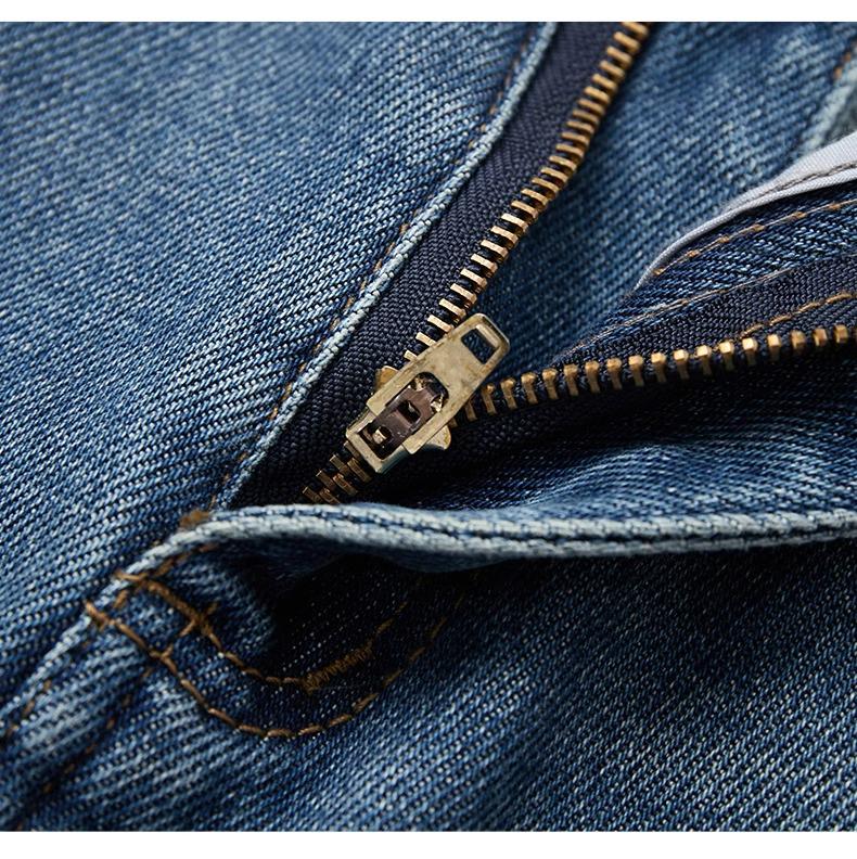 Женские ретро джинсы с высокой талией и широкими штанинами - Синие, стройнящие, больших размеров (Весна/Осень 2025)