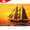 5D Алмазная картина Полный круглый морской парусник Вышивка Продажа Картина Горный хрусталь Алмаз